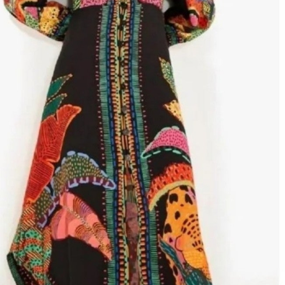 Farm Rio Linen Maxidress - Picture 4 of 6
